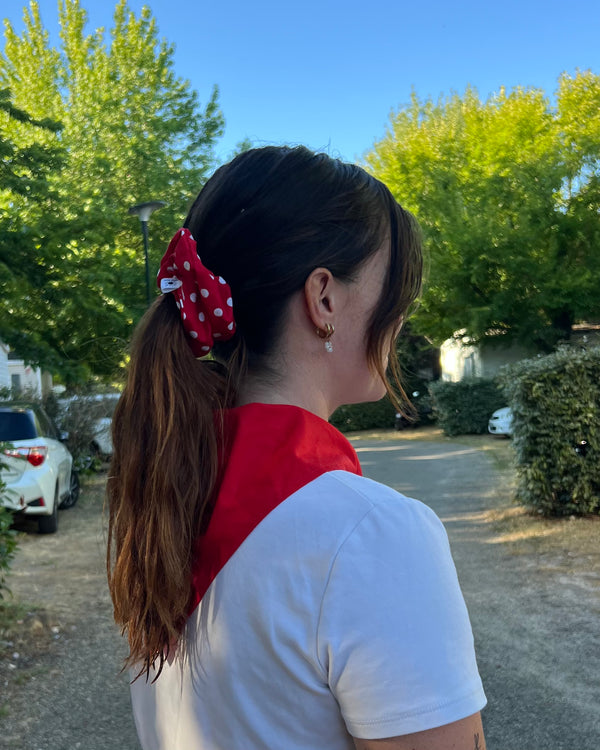 Chouchou pois rouge