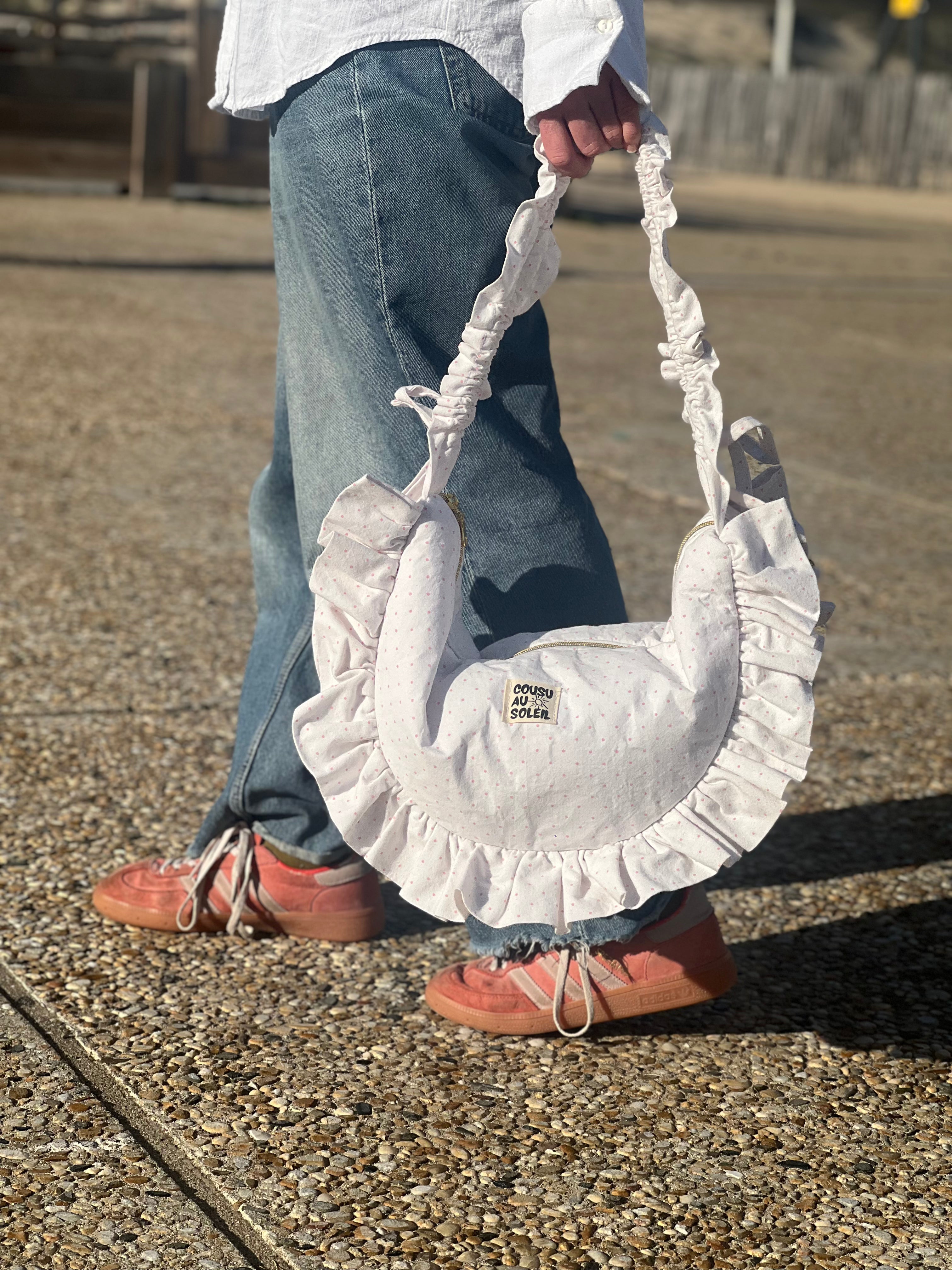 Sac Luna - Pois rose