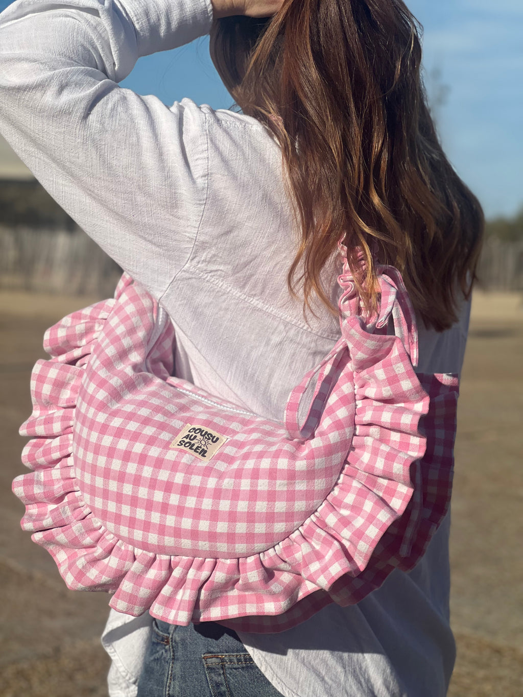 Sac Luna - vichy rose