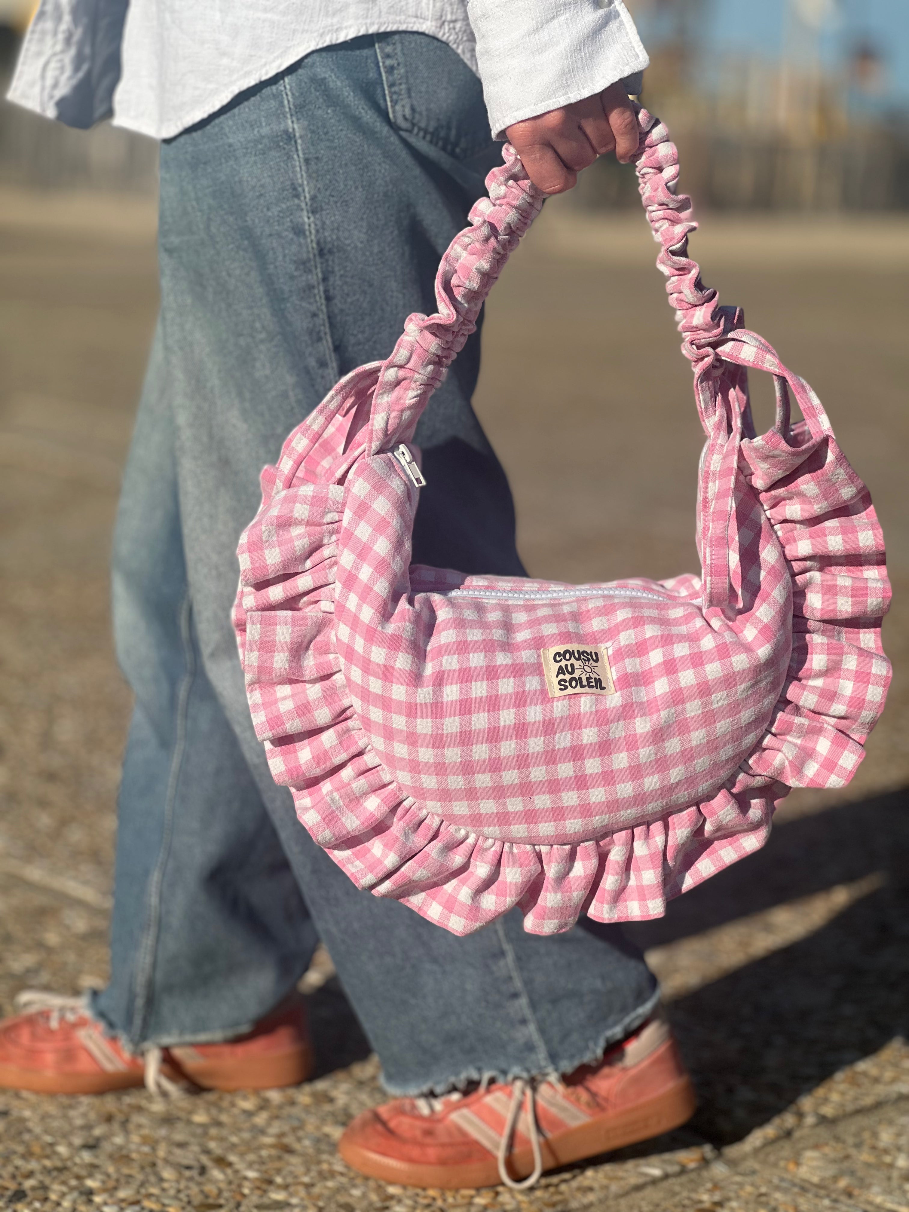 Sac Luna - vichy rose